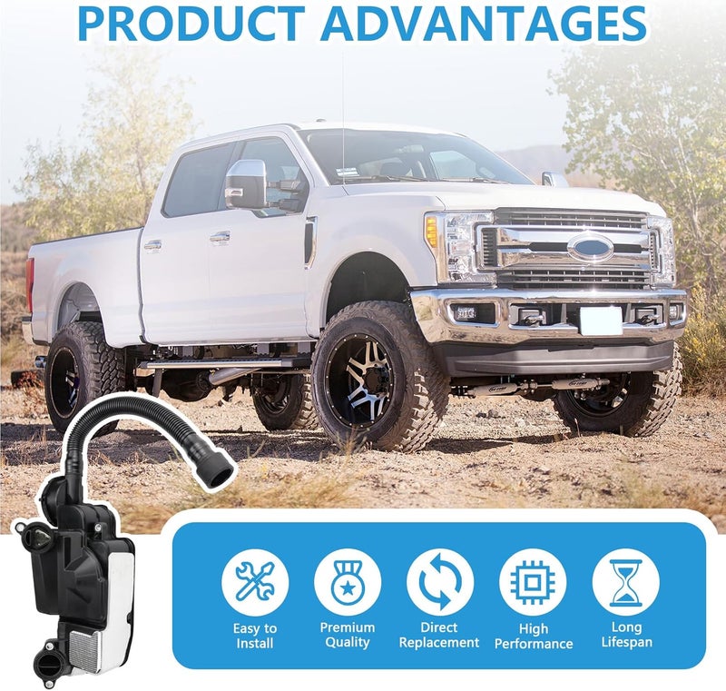 FRGOLIN Engine Oil Separator Assembly Compatible with Ford F250 F350 F450 F550 Super Duty 2017-2019 6.7L V8 Powerstroke Diesel PCV CCV Vent Valve Engine Crankcase Replaces FC3Z-6A785-F FC3Z6A785F - Image 5